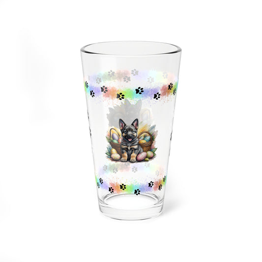 German Shepherd - Pawsitively Joyful Easter Puppy - Pint Glass, 16oz