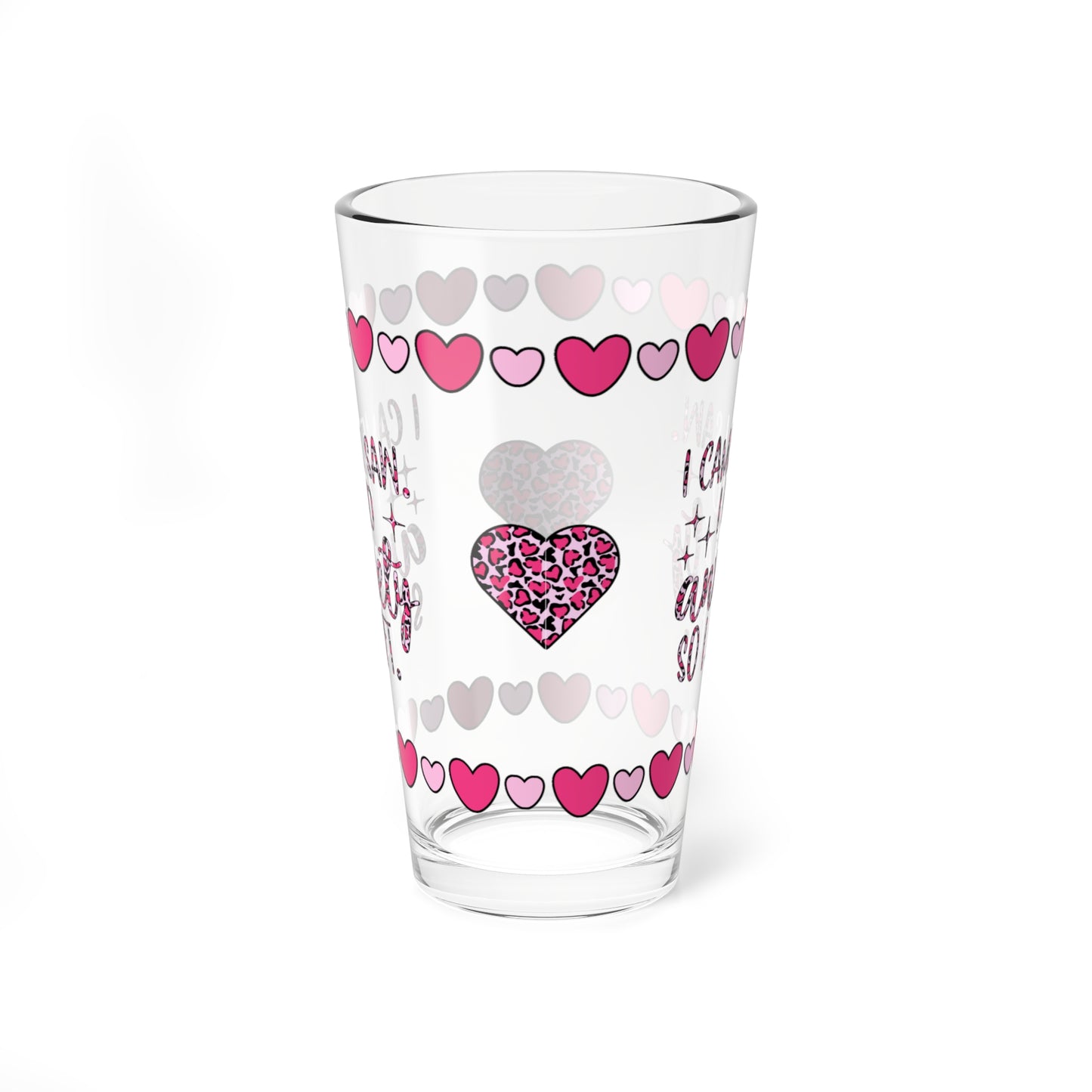 I Came. I Saw. I Had Anxiety So I Left 16oz Pint Glass - Valentine's Day Self-Care Gift, Mindful Positivity Drinkware