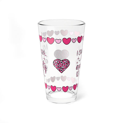 I Came. I Saw. I Had Anxiety So I Left 16oz Pint Glass - Valentine's Day Self-Care Gift, Mindful Positivity Drinkware