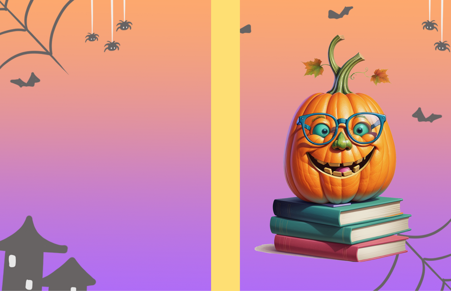 Pumpkin Scholar: Whimsical Fall Composition Notebook