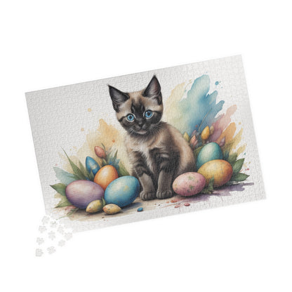 Siamese - Hoppy Paws Easter Delight Mental Health Puzzle