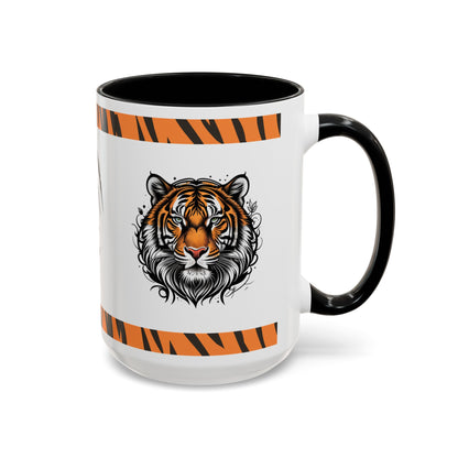 Tiger Spirit: Tiger Accent Coffee Mug (11, 15oz)