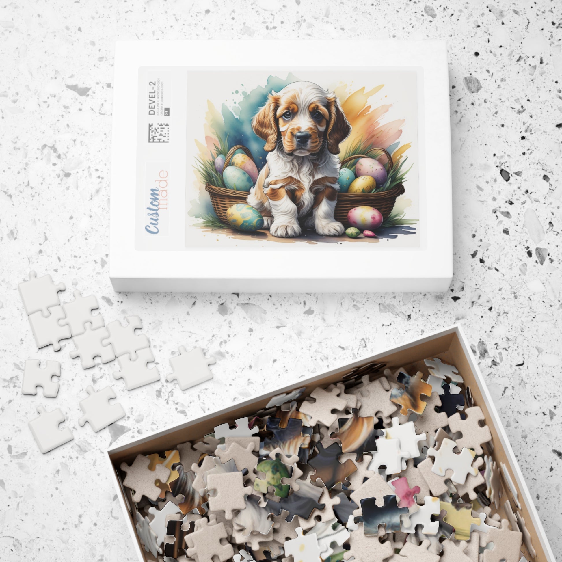 Cocker Spaniel - Hoppy Paws Easter Delight Mental Health Puzzle