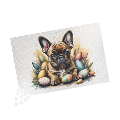 French Bulldog (Fawn) Easter Puppy Puzzle - Dog Lovers, Mental Health Benefits, Holiday Fun, Mindfulness, Stress Relief, Festive Gift