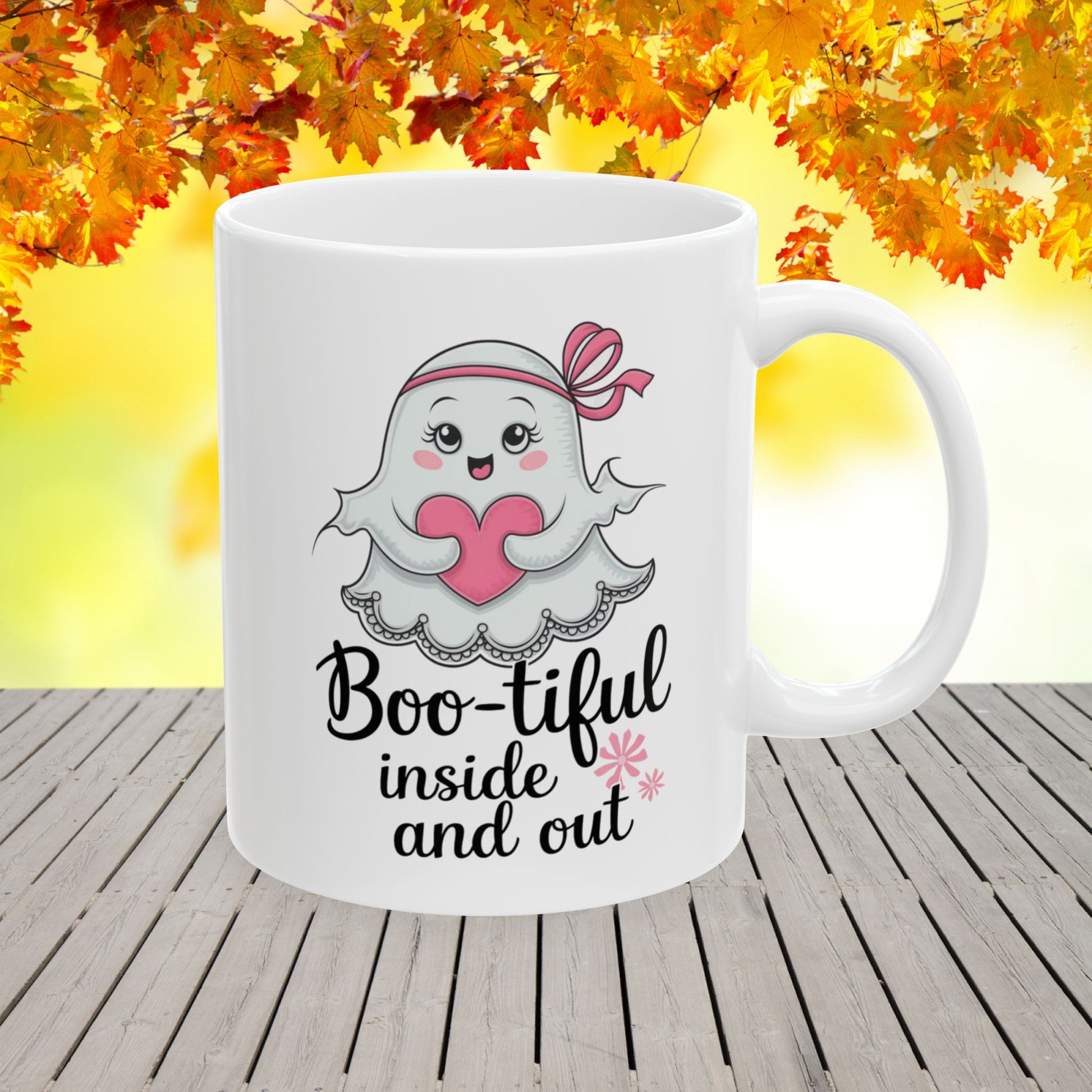 Boo-tiful Inside And Out Ceramic Mug, (11oz, 15oz)