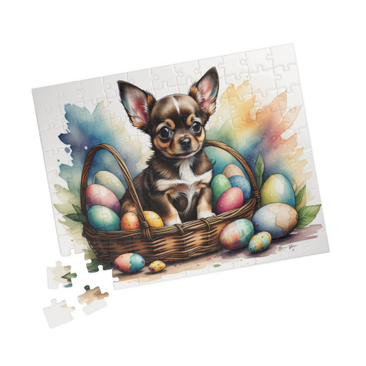 Chihuahua - Hoppy Paws Easter Delight Mental Health Puzzle