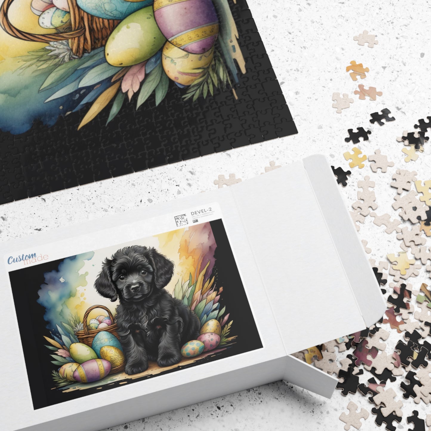 Poodle - Hoppy Paws Easter Delight Mental Health Puzzle