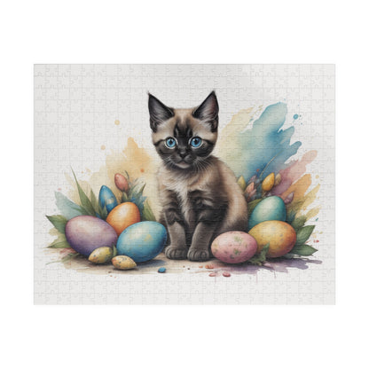 Siamese - Hoppy Paws Easter Delight Mental Health Puzzle