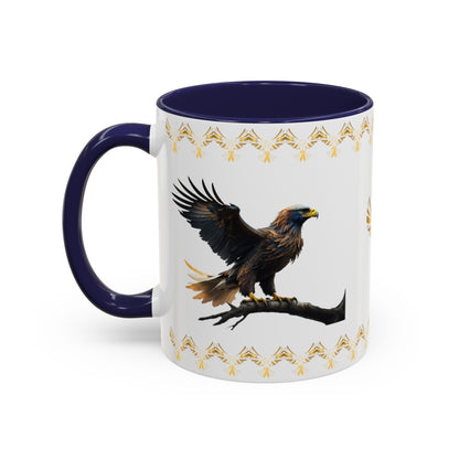 Sky Majesty Triumph: Eagle Accent Coffee Mug (11, 15oz)