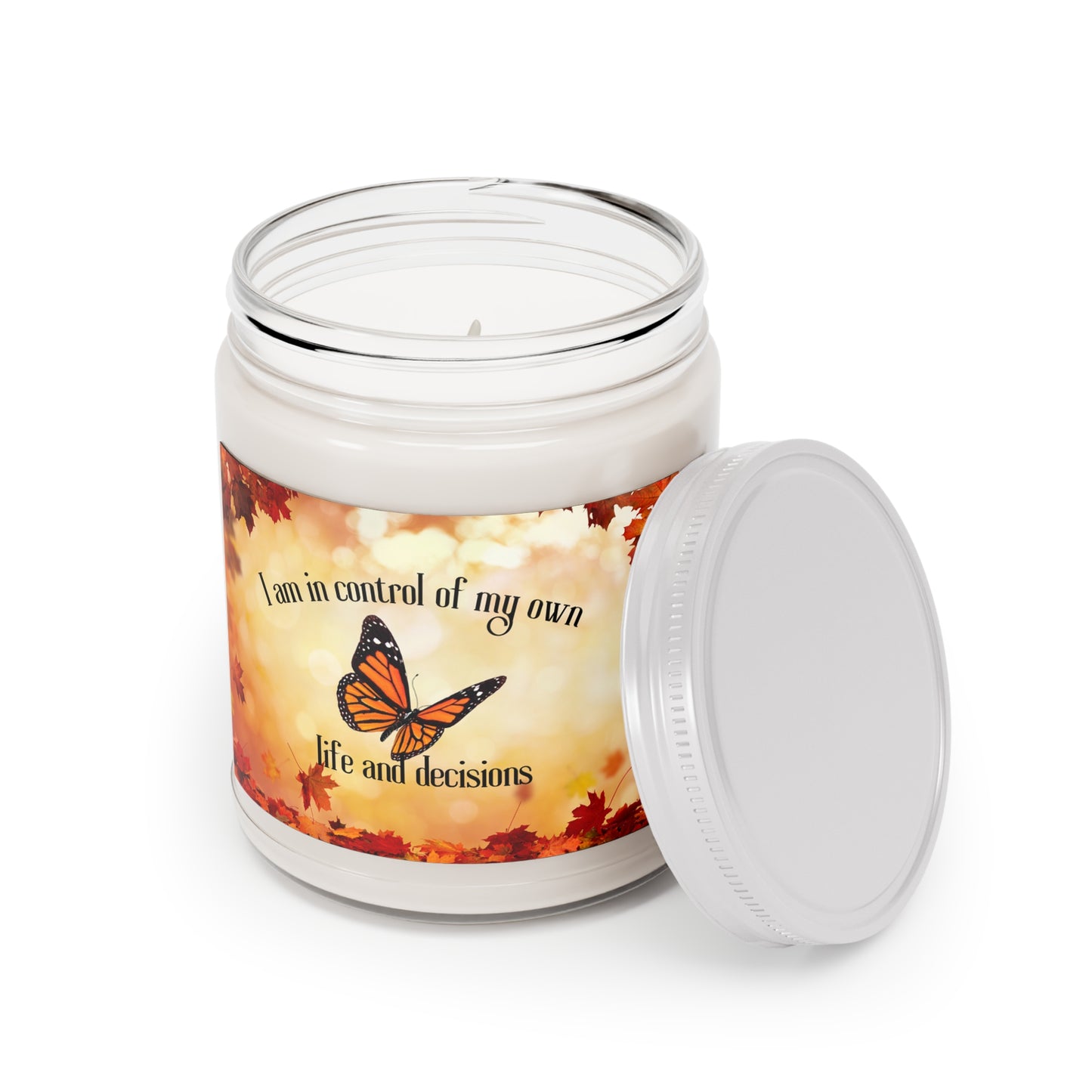 I am in control of my own life and decisions - Scented Affirmation Candle