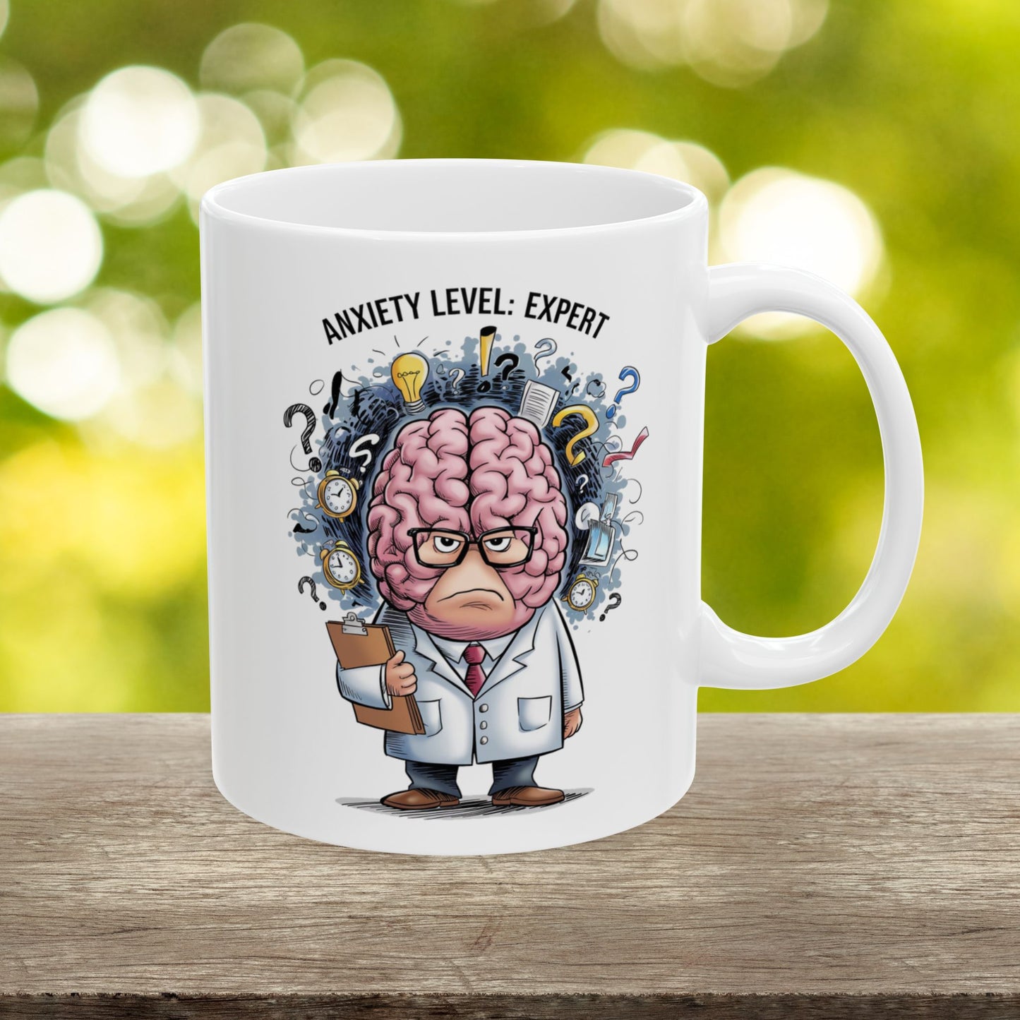 Anxiety Level: Expert  - Ceramic Mug, (11oz, 15oz)