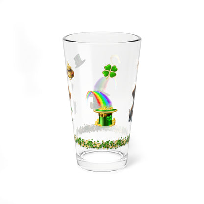 Lucky Leprechaun Pup - St. Patrick's Day Pint Glass, 16oz