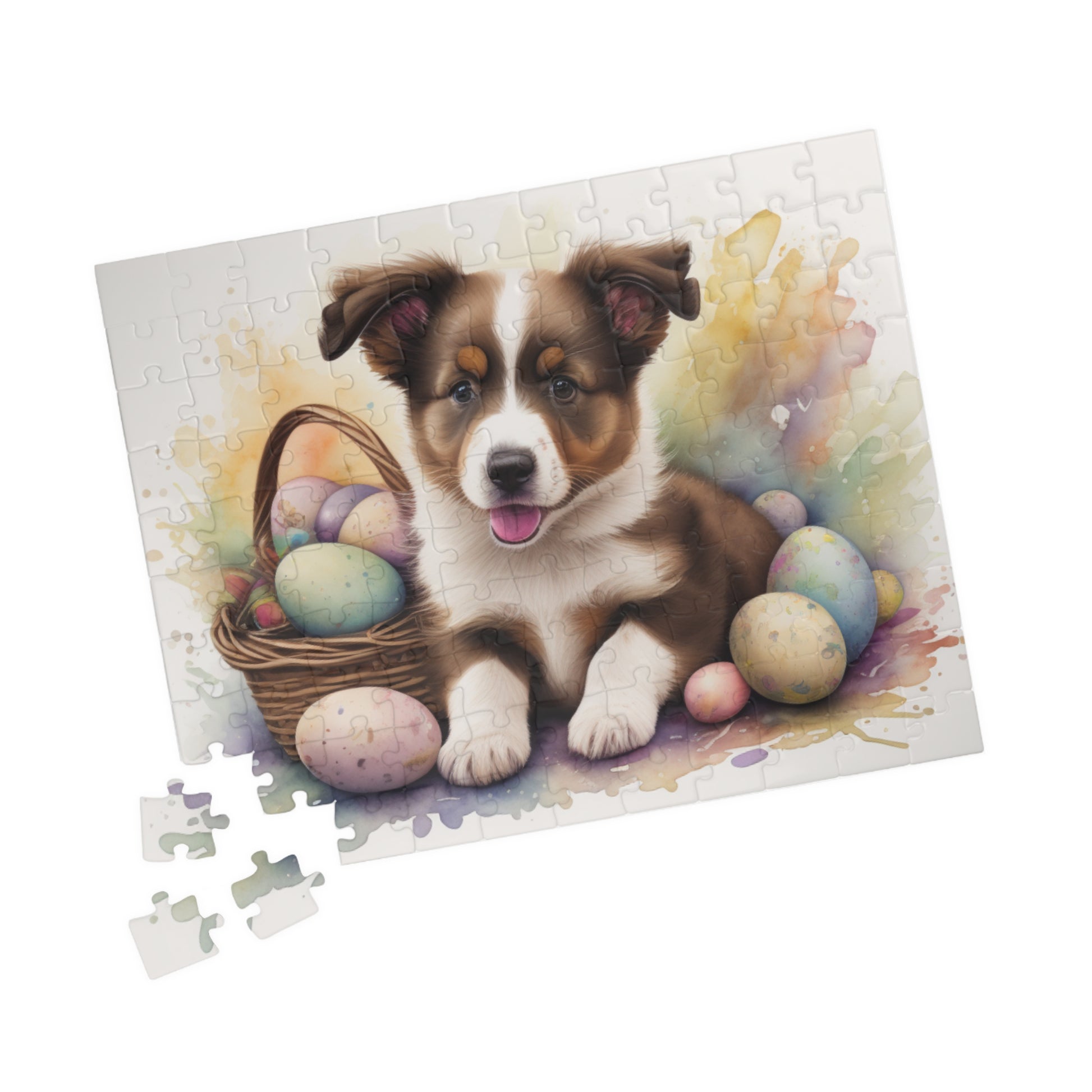 Border Collie - Hoppy Paws Easter Delight Mental Health Puzzle