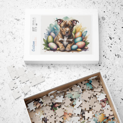 Pitbull - Hoppy Paws Easter Delight Mental Health Puzzle