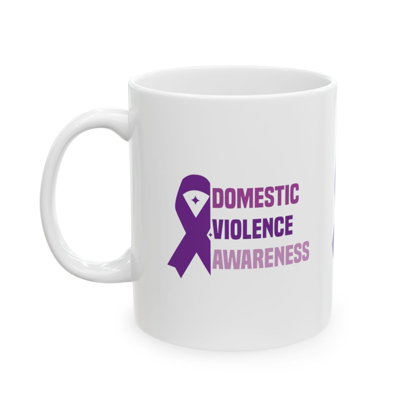 Domestic Violence Awareness Ceramic Mug, (11oz, 15oz)