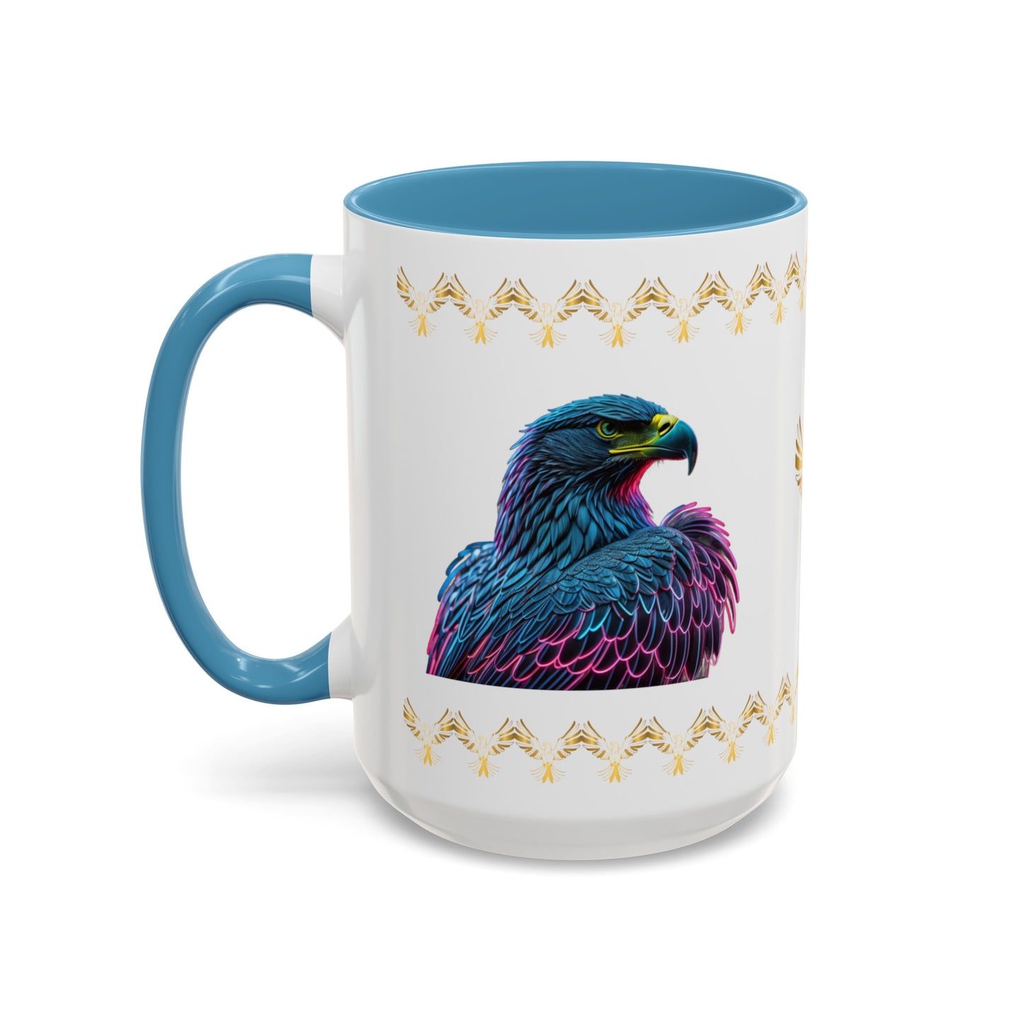 Wings of Resilience: Eagle Accent Coffee Mug (11, 15oz)