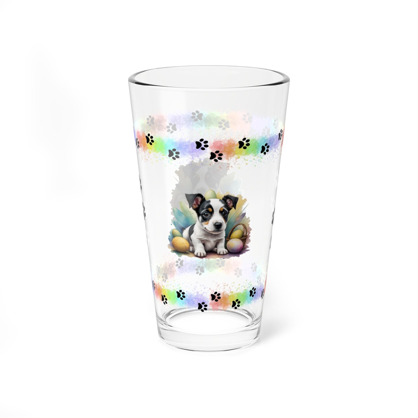 Jack Russel Terrier - Pawsitively Joyful Easter Puppy - Pint Glass, 16oz