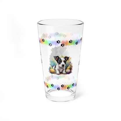 Jack Russel Terrier - Pawsitively Joyful Easter Puppy - Pint Glass, 16oz