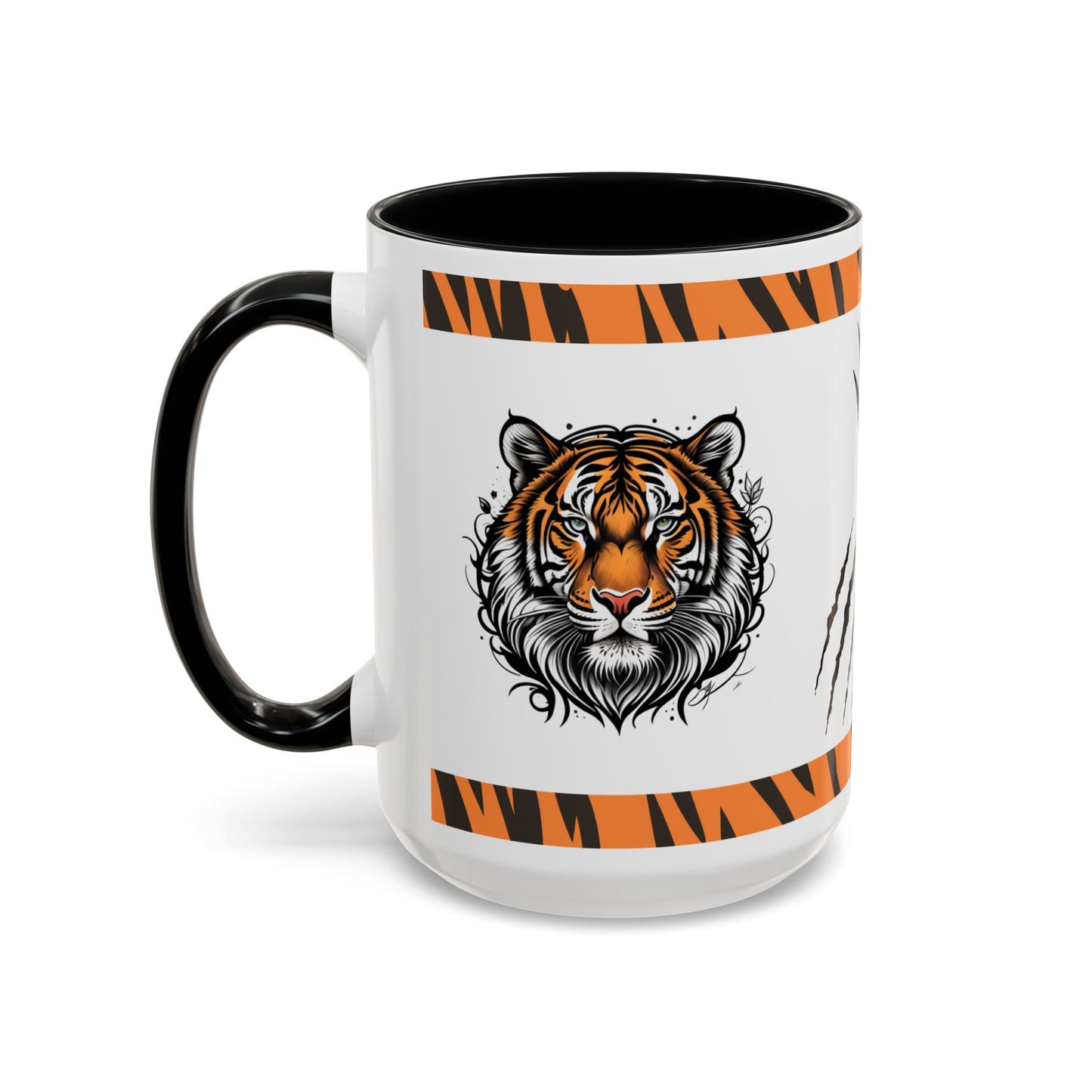 Tiger Spirit: Tiger Accent Coffee Mug (11, 15oz)