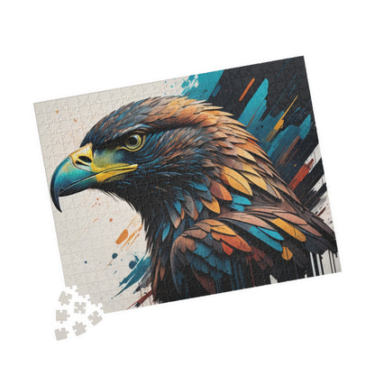 Eagle's Strength Resilience: Majestic Eagle Puzzle - Symbol of Strength, Freedom, and Resilience