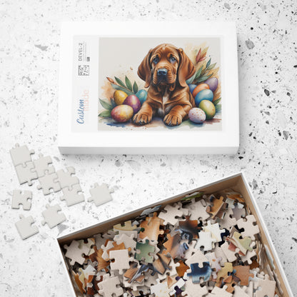 Bloodhound - Hoppy Paws Easter Delight Mental Health Puzzle