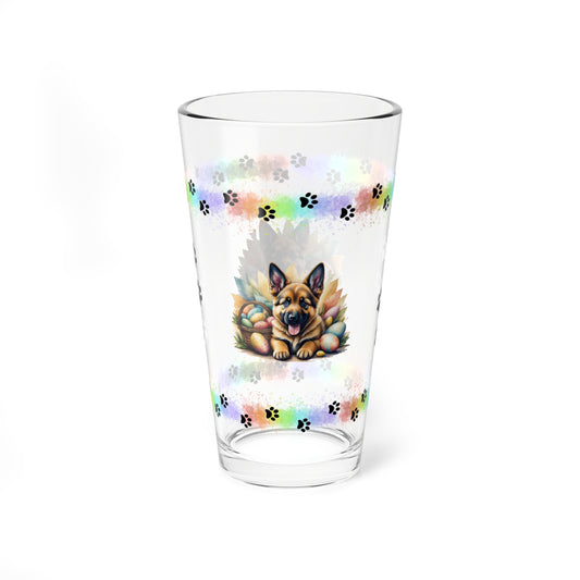 German Shepherd - Pawsitively Joyful Easter Puppy - Pint Glass, 16oz