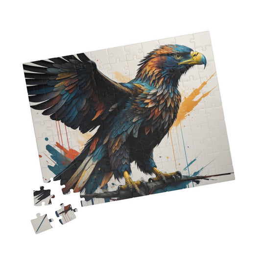 Soaring Eagle Triumph - Eagle-themed Mental Health Puzzle