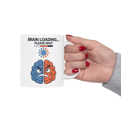 Brain Loading... Please Wait  - Ceramic Mug, (11oz, 15oz)