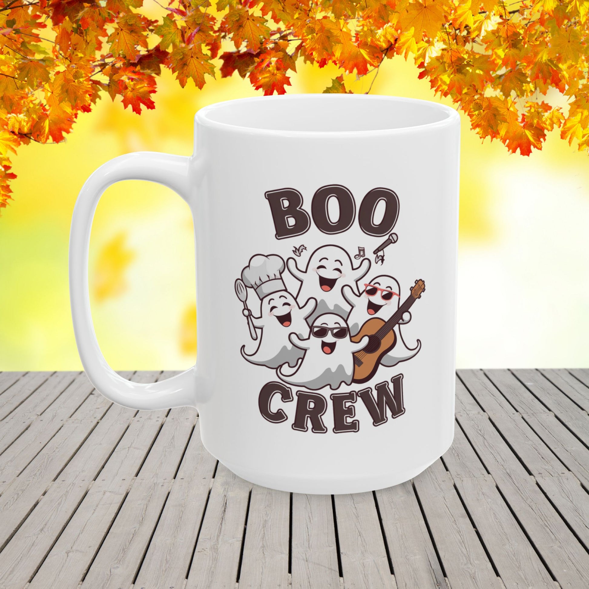 Boo Crew Ceramic Mug, (11oz, 15oz)