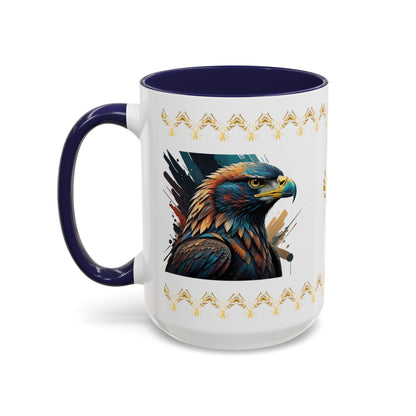 Raptor Resilience: Eagle Accent Coffee Mug (11, 15oz)