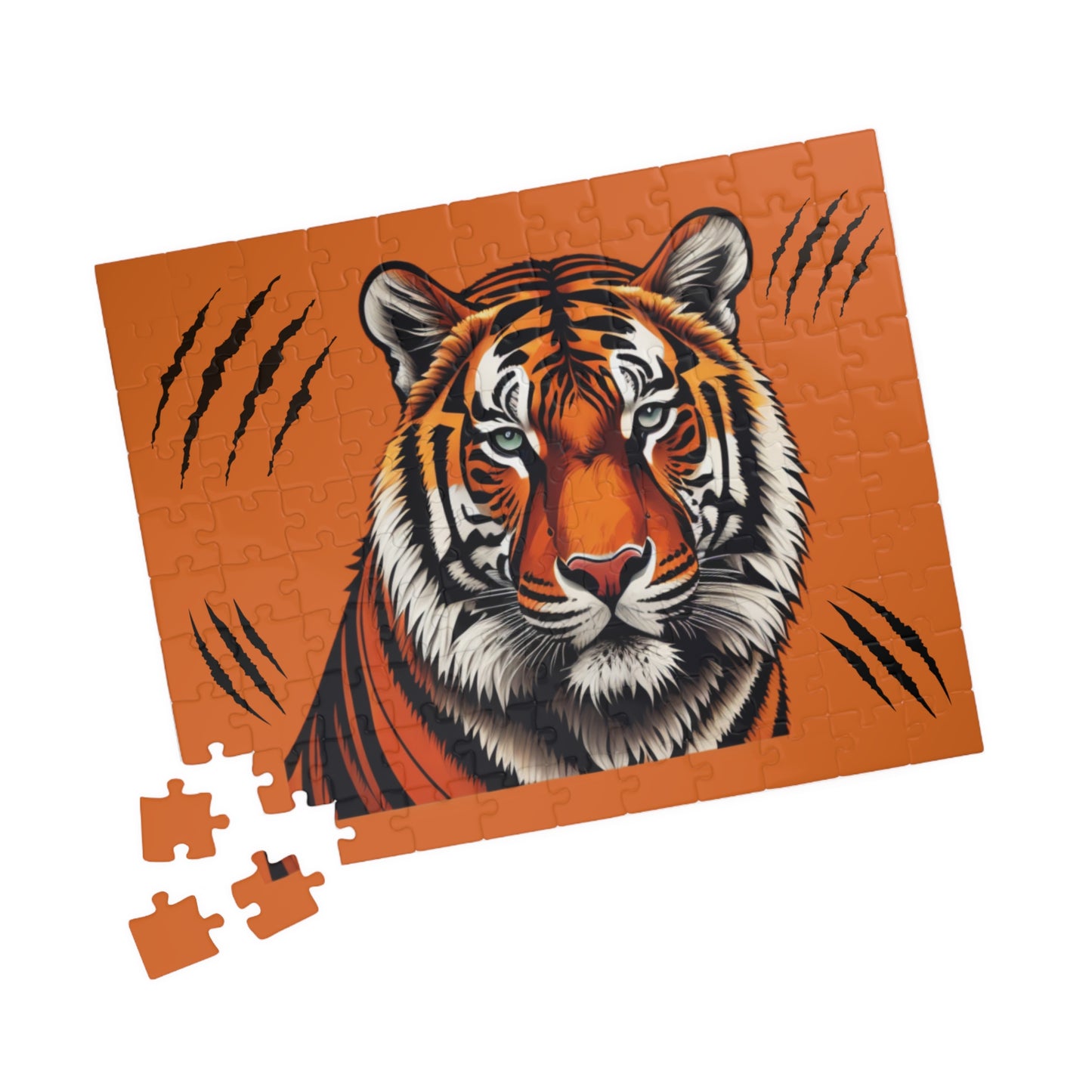 Strength Unleashed: Tiger Jigsaw Puzzle