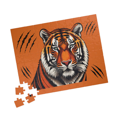 Strength Unleashed: Tiger Jigsaw Puzzle