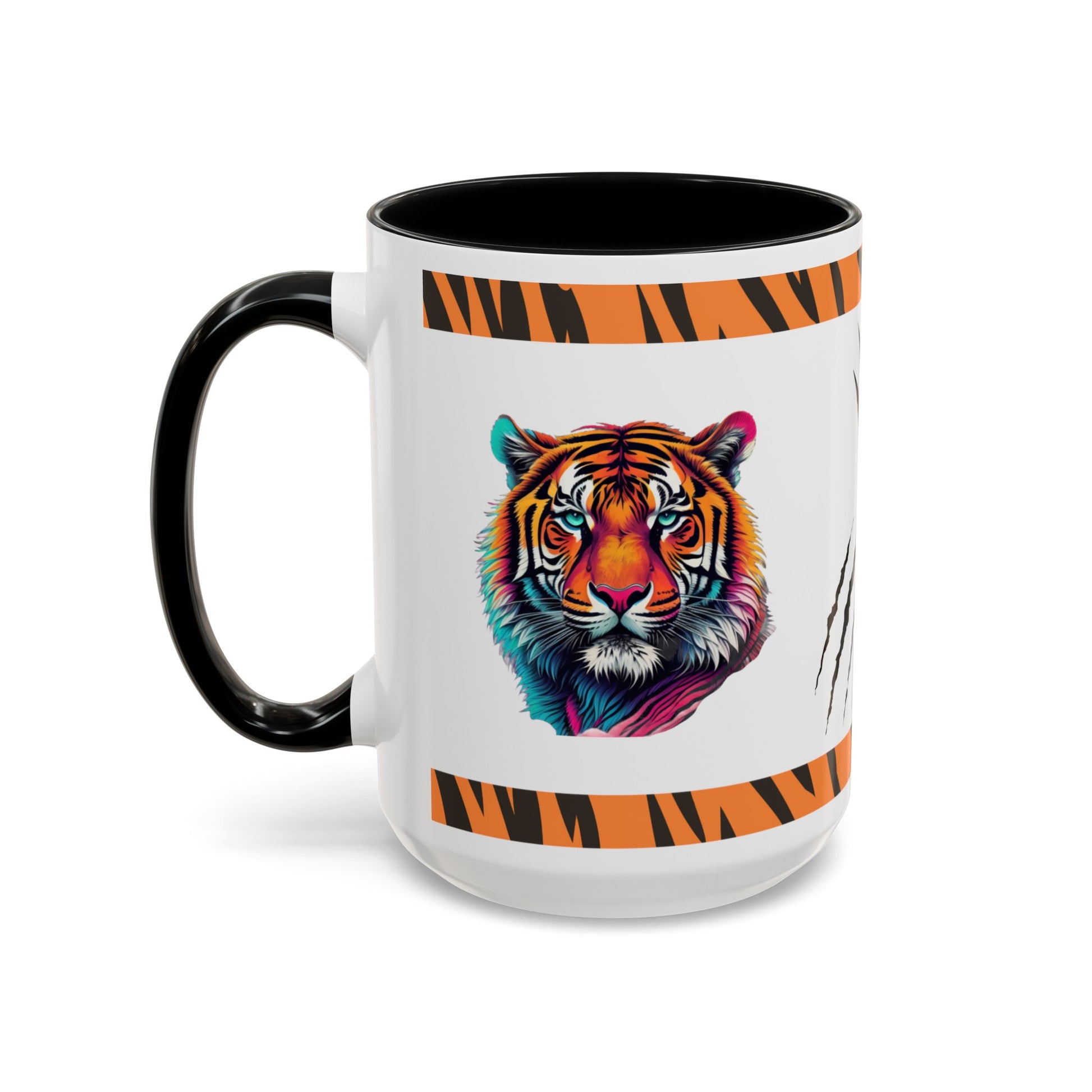 Roar to Renewal: Tiger Accent Coffee Mug (11, 15oz)