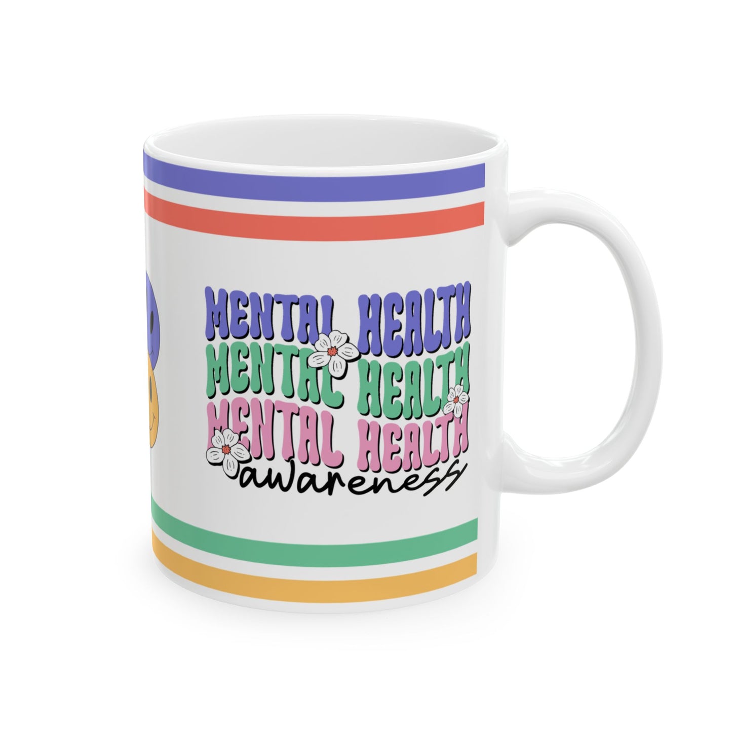 Mental Health Awareness Ceramic Mug, (11oz, 15oz)