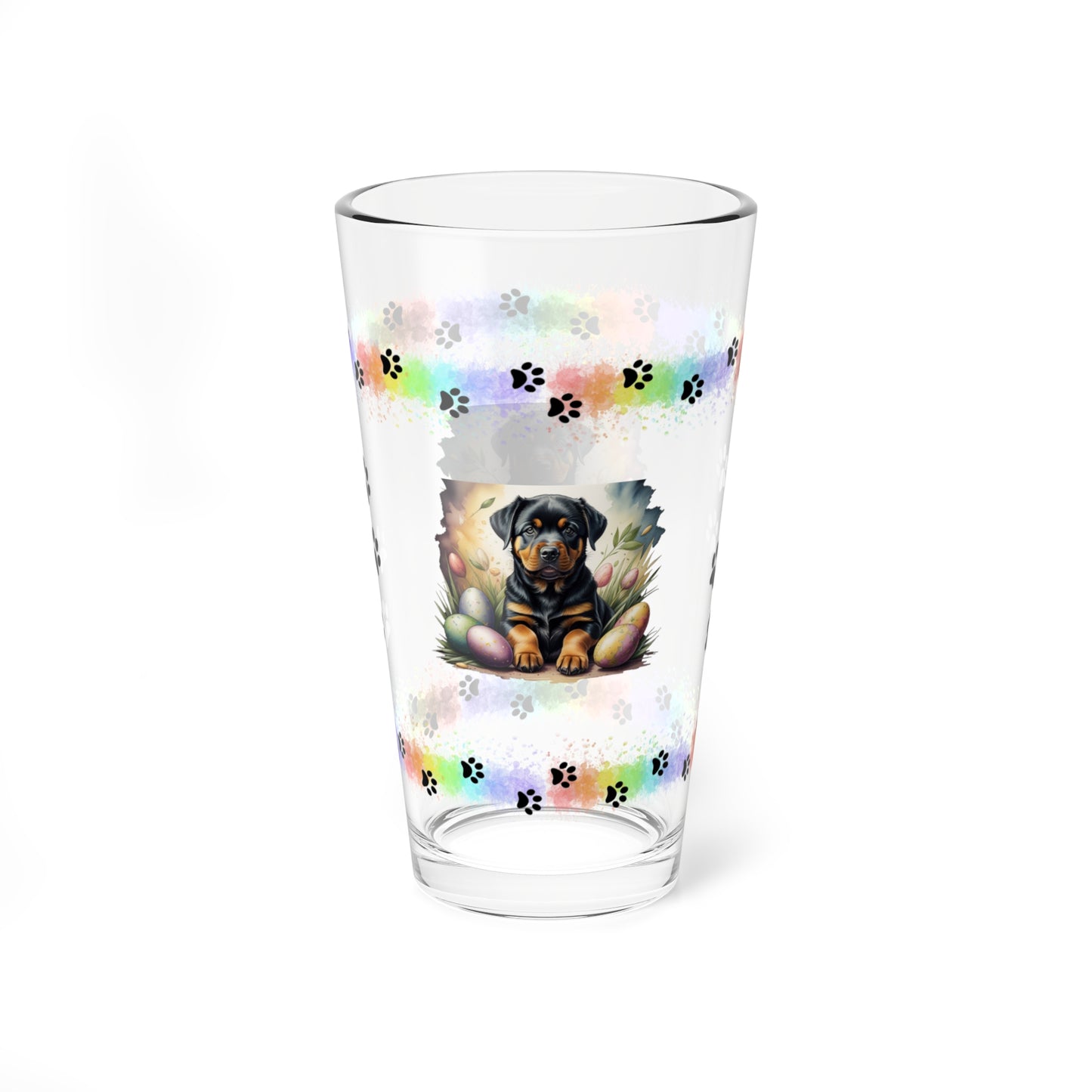 Rottweiler - Pawsitively Joyful Easter Puppy - Pint Glass, 16oz