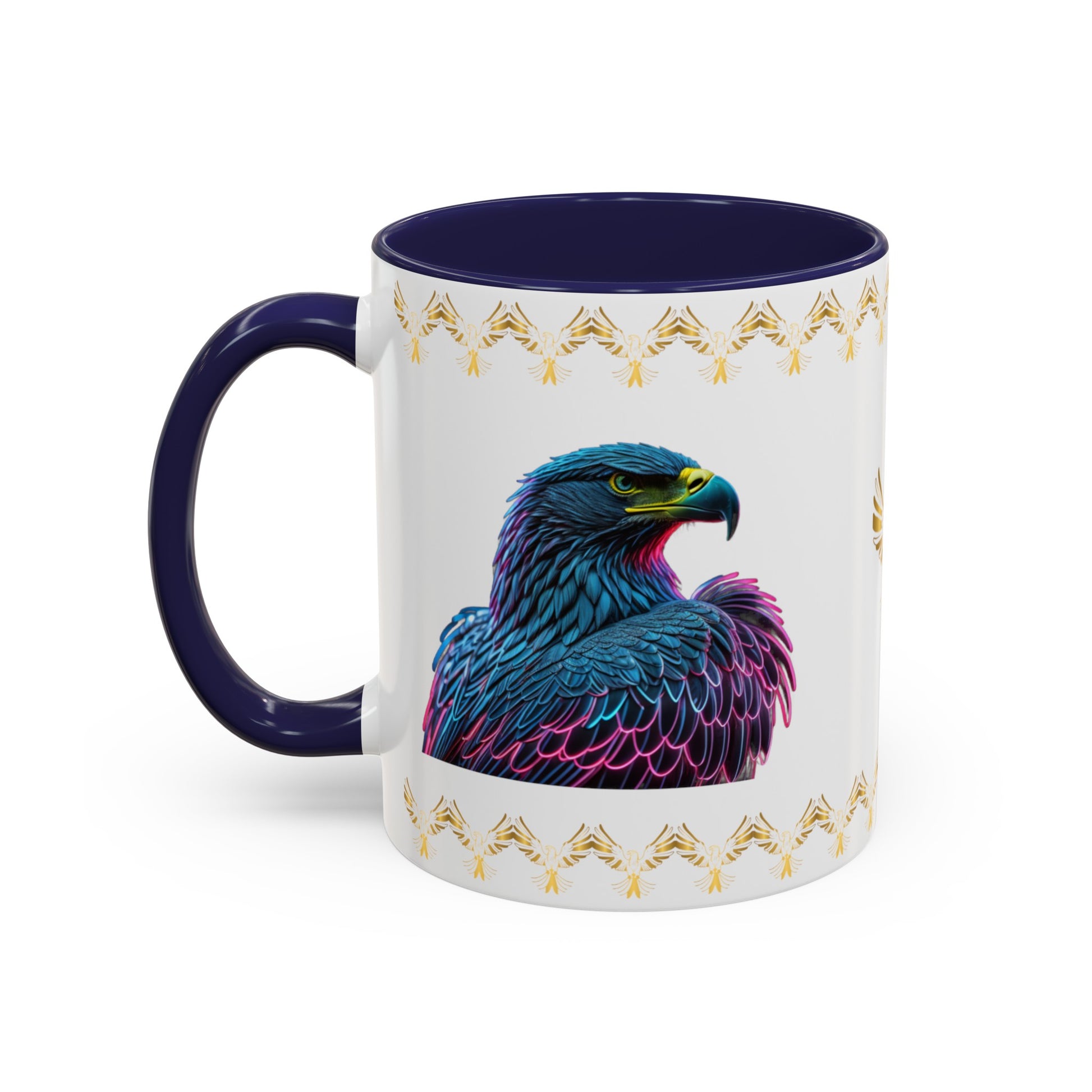 Wings of Resilience: Eagle Accent Coffee Mug (11, 15oz)