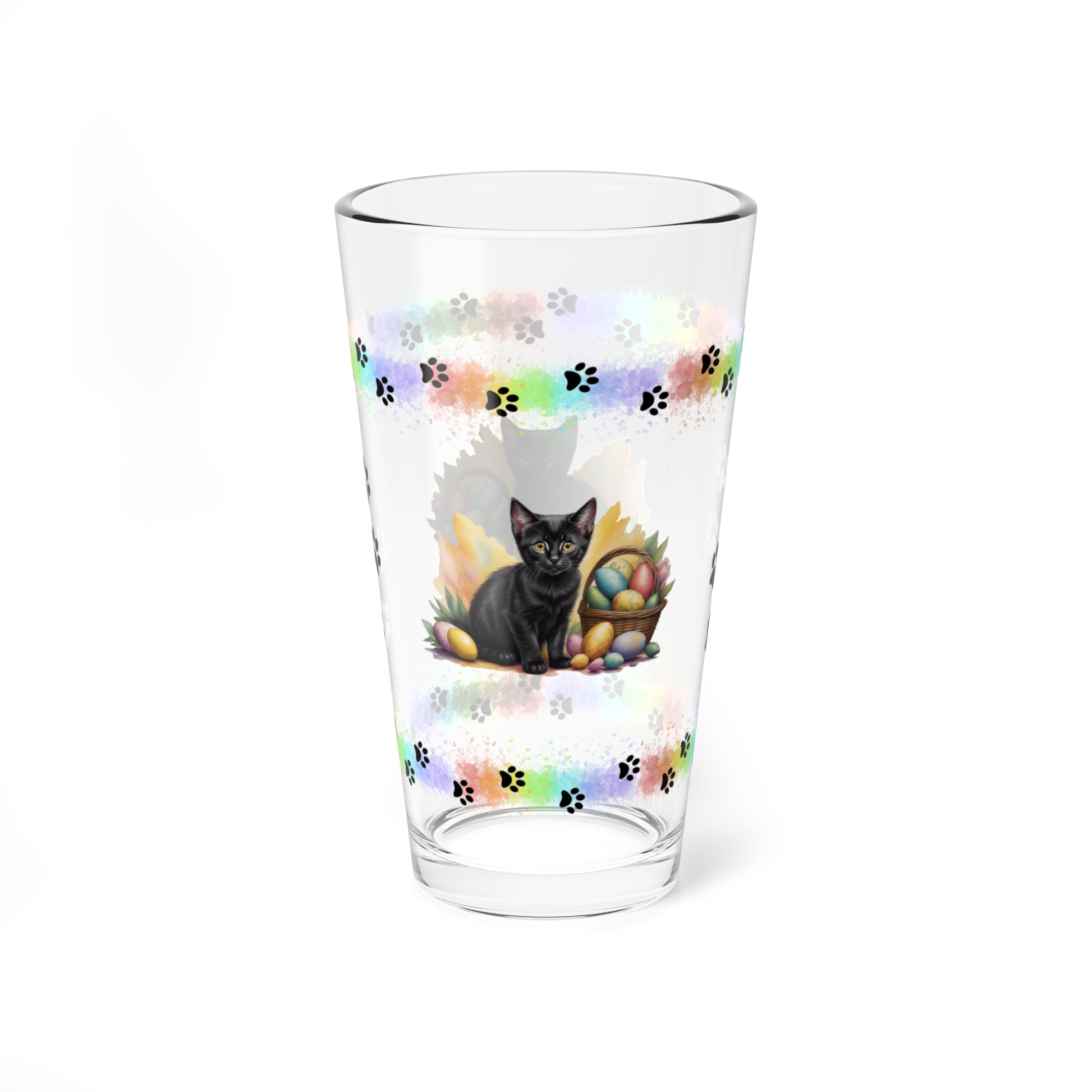 Bombay - Pawsitively Joyful Easter Kitten - Pint Glass, 16oz