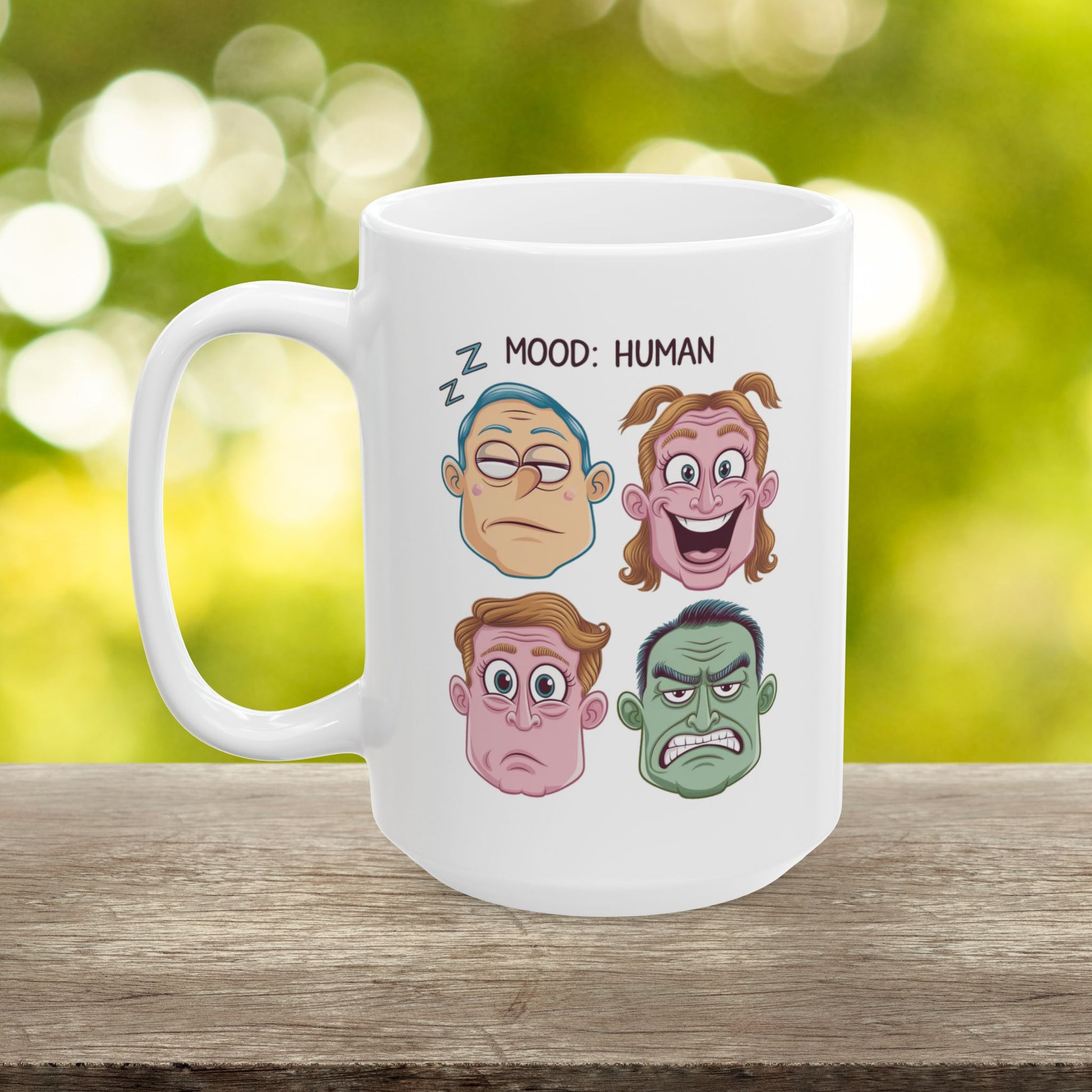 Mood: Human  - Ceramic Mug, (11oz, 15oz)