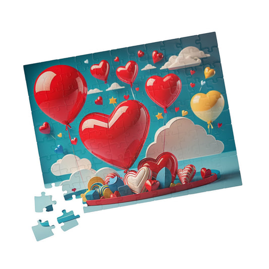 Cheerful Enchantment Haven - Valentine's Day Mental Health Puzzle