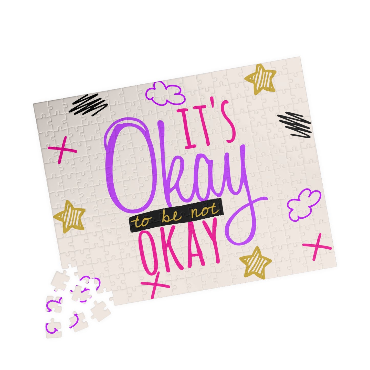 It's Okay To Be Not Okay - Doodles - Puzzle