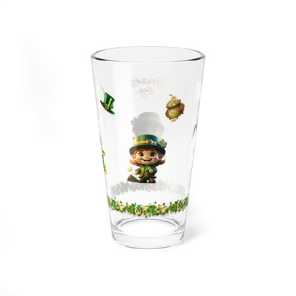 Mindful Mischief Leprechaun Logic - St. Patrick's Day Pint Glass, 16oz