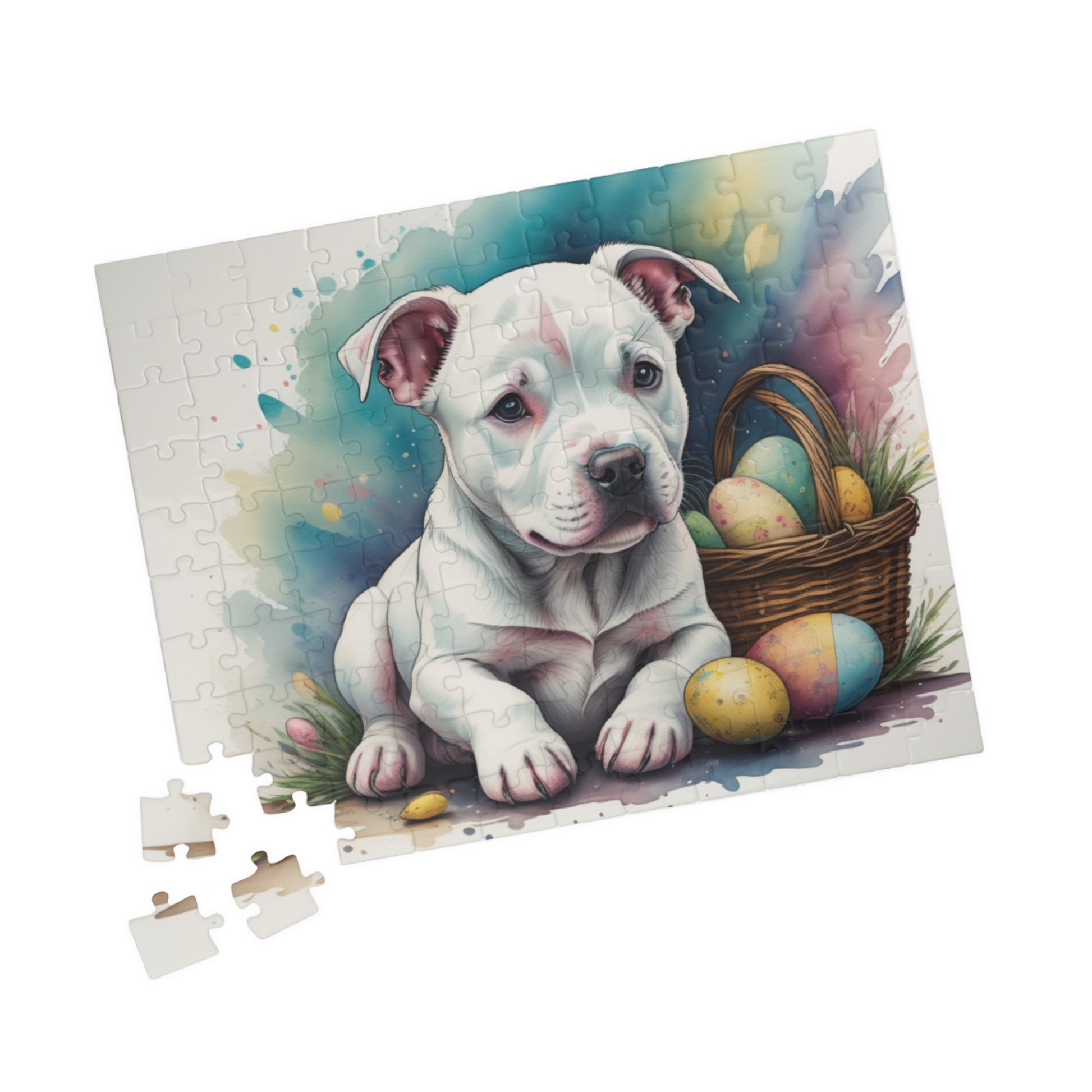 Pitbull - Hoppy Paws Easter Delight Mental Health Puzzle