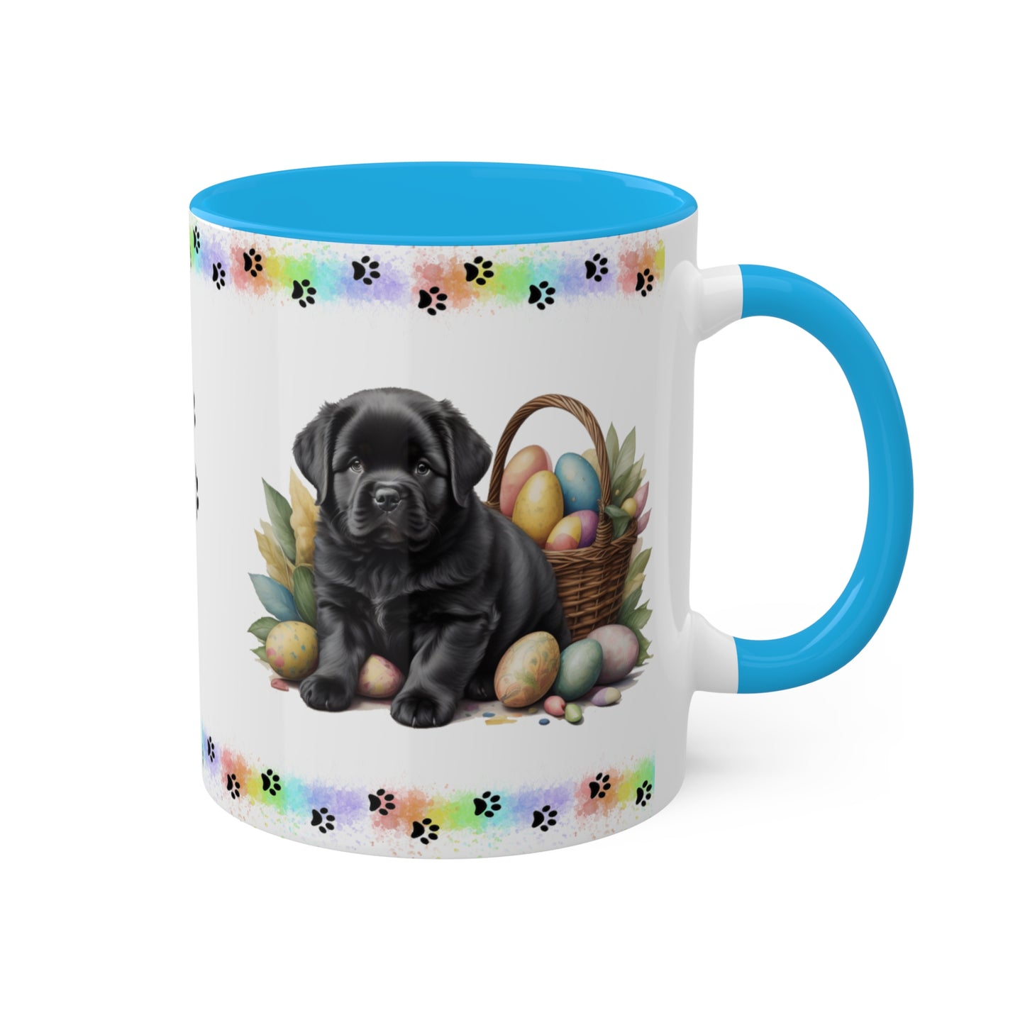 Newfoundland - Eggstra-Adorable Easter Puppy Two-Tone Coffee Mug, 11oz