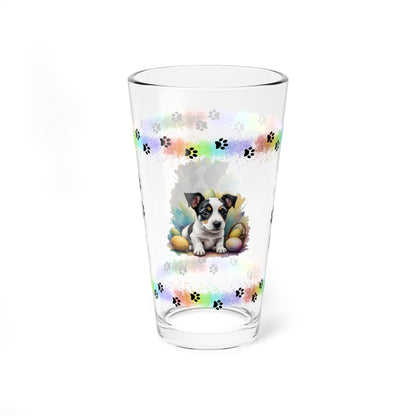 Jack Russel Terrier - Pawsitively Joyful Easter Puppy - Pint Glass, 16oz