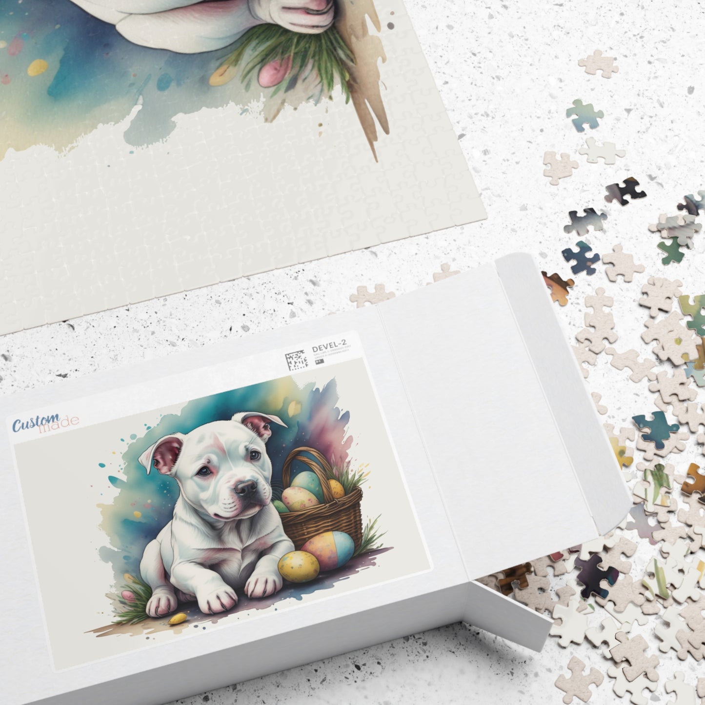 Pitbull - Hoppy Paws Easter Delight Mental Health Puzzle