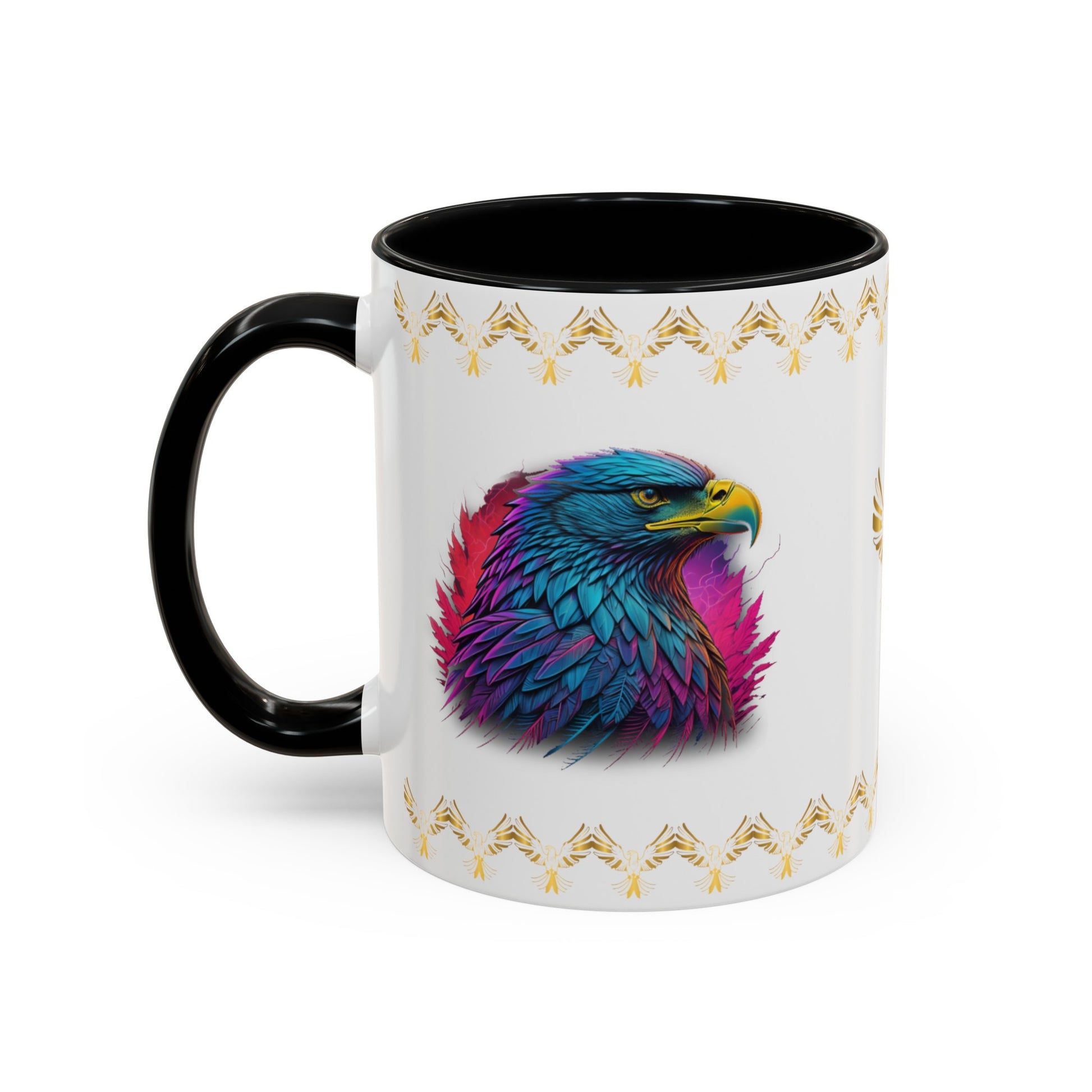 Triumphant Talons: Eagle Accent Coffee Mug (11, 15oz)