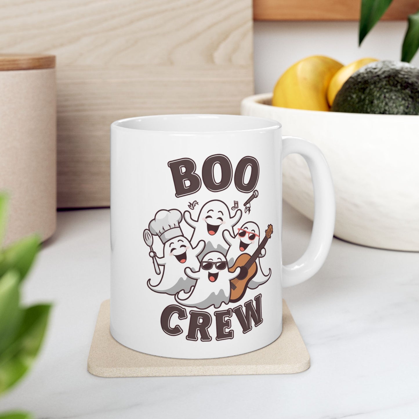 Boo Crew Ceramic Mug, (11oz, 15oz)