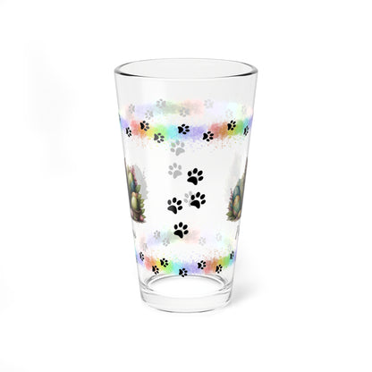 Maine Coon Easter Kitten 16oz Pint Glass - Personalized Cat-Themed Gift, Mental Health Drinkware, Holiday Décor & Easter Celebration