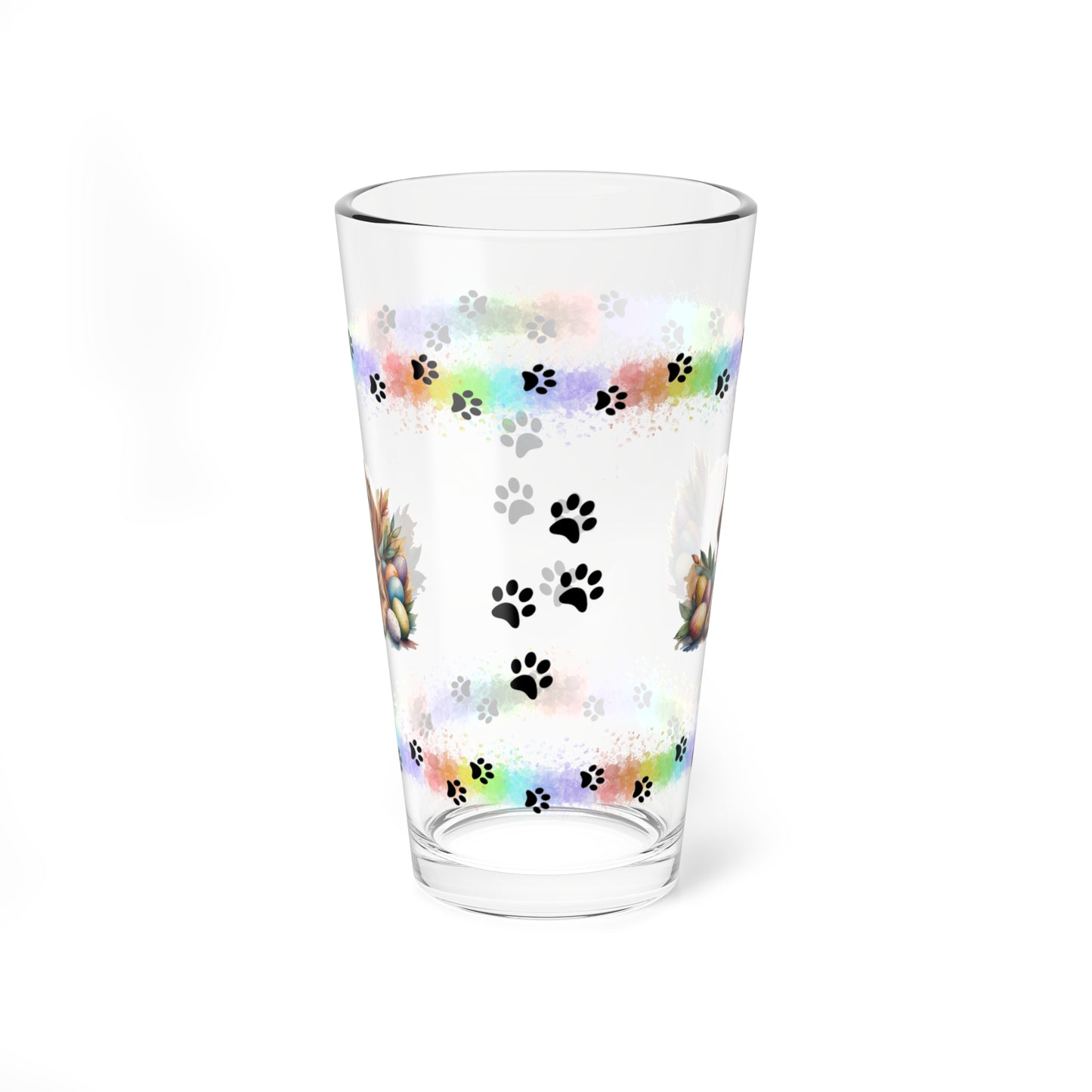 Bloodhound - Pawsitively Joyful Easter Puppy - Pint Glass, 16oz