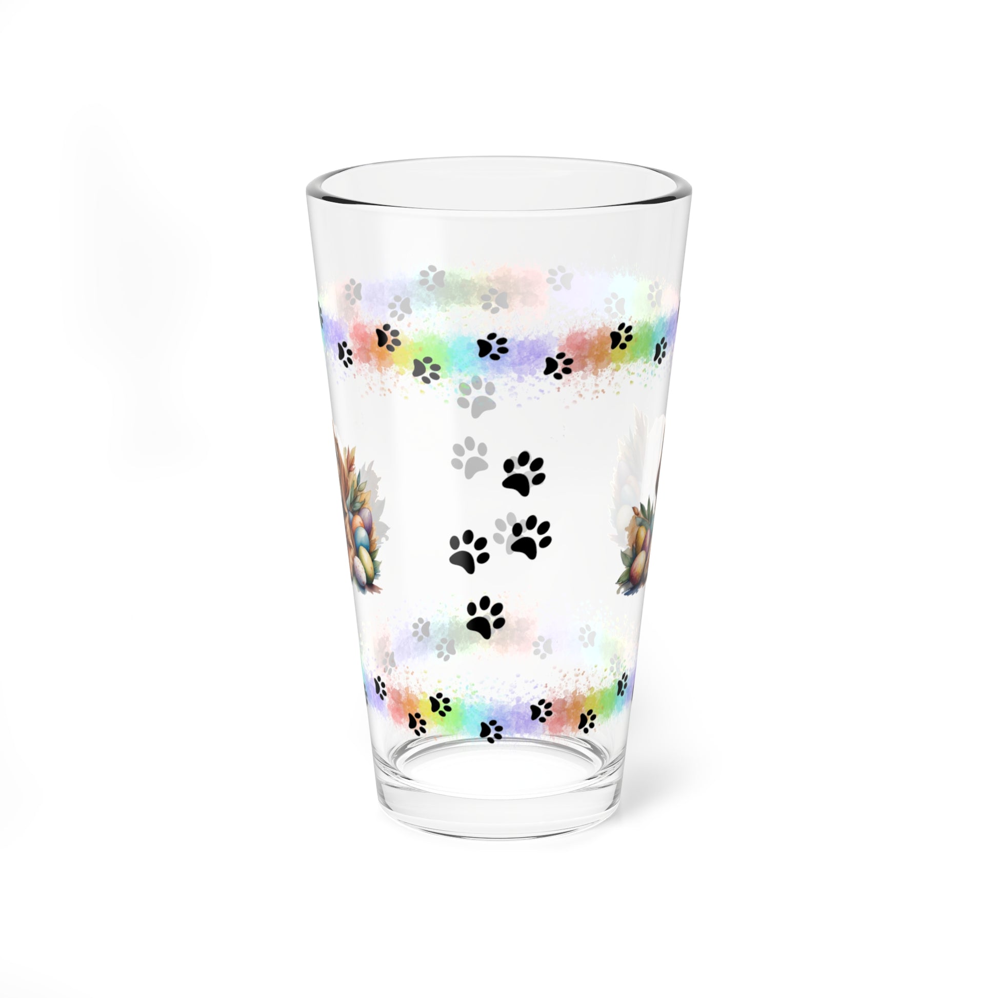 Bloodhound - Pawsitively Joyful Easter Puppy - Pint Glass, 16oz